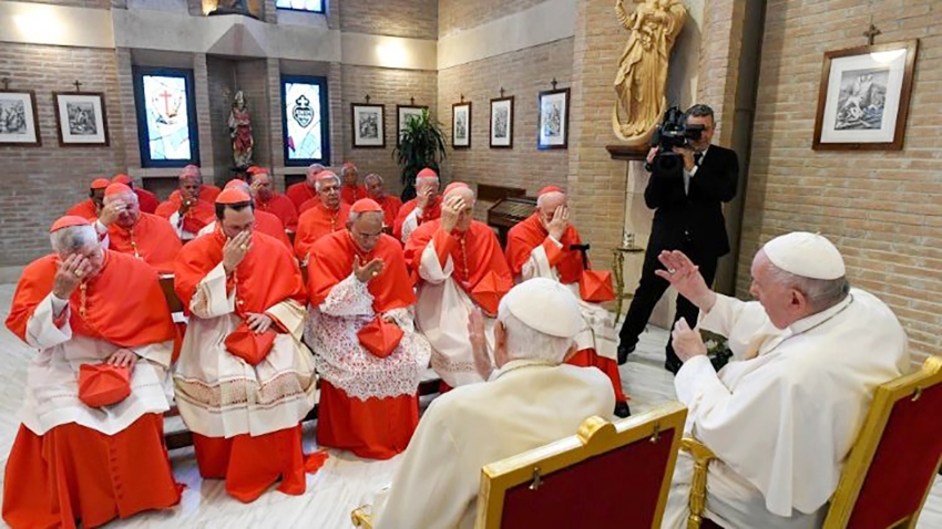 Makardinali Wapya wamtembelea Papa Mstaafu Benedicto XVI