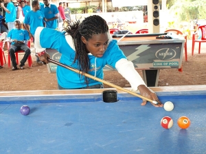 Mashindano ya pool yakiendelea jijini Dar es Salaam.
