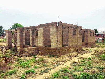 Nyumba ya Mapadri inayojengwa katika Parokia ya Bikira Maria wa Rosari Msowero, Jimbo Katoliki la Morogoro. (Picha na Angela Kibwana)